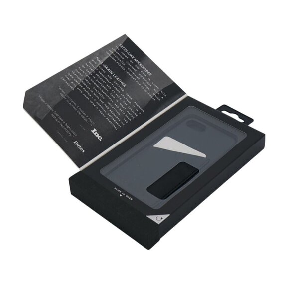 Mujjo Full Leather Wallet Case for iPhone – Premium Leather Wrapped, Black (Pack - Picture 5 of 5